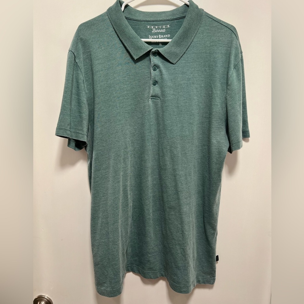 Venice Burnout Knit Polo